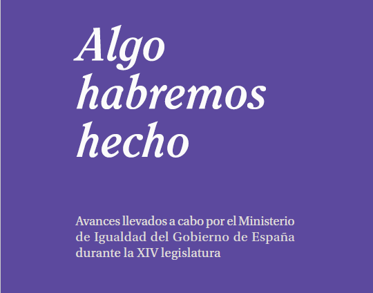 Cartel publicación Algo habremos hecho