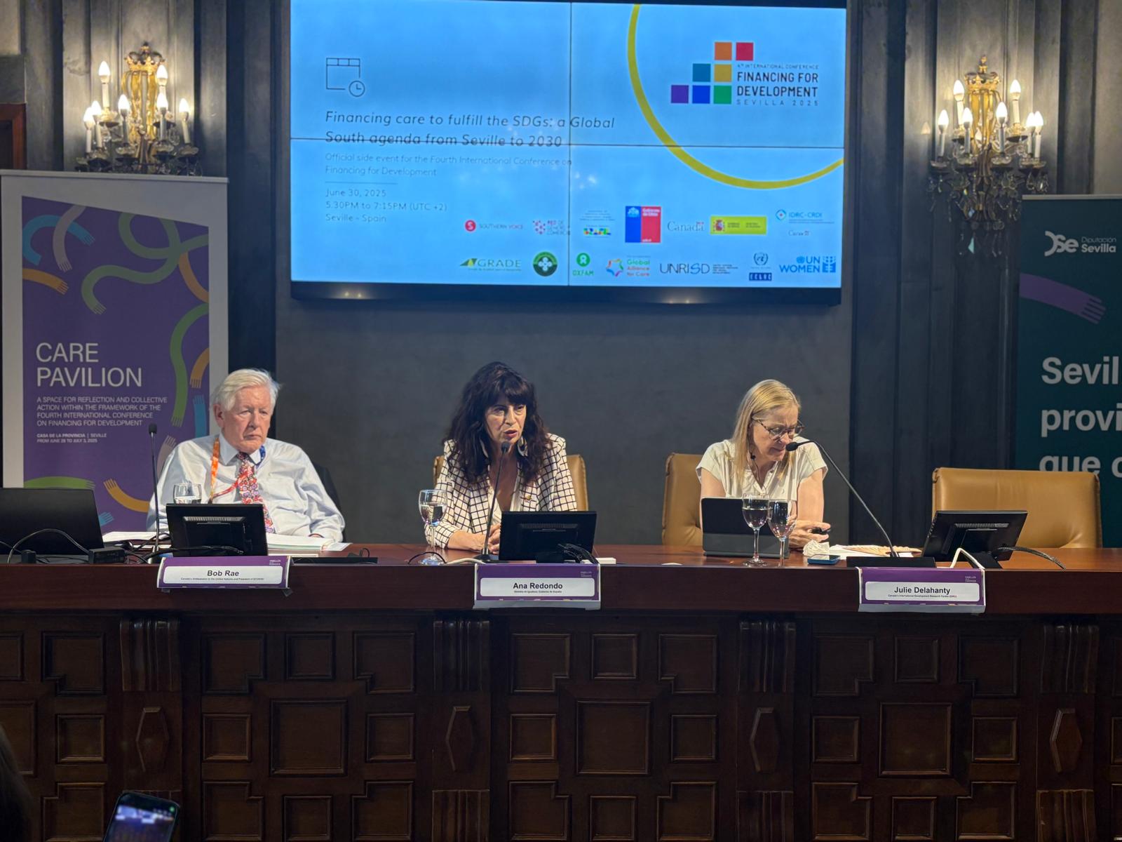 Imagen del artículo La ministra de Igualdad interviene en el evento ‘Financiar los cuidados para cumplir los ODS: una agenda del Sur Global desde Sevilla hasta 2030’