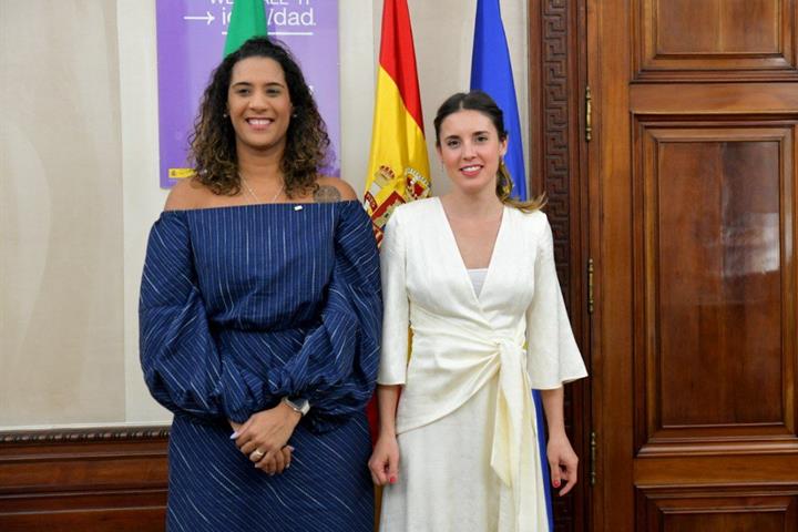 La ministra de Igualdad Racial de Brasl, Anielle Franco, y la ministra de Igualdad, Irene Montero / Ministerio de Igualdad