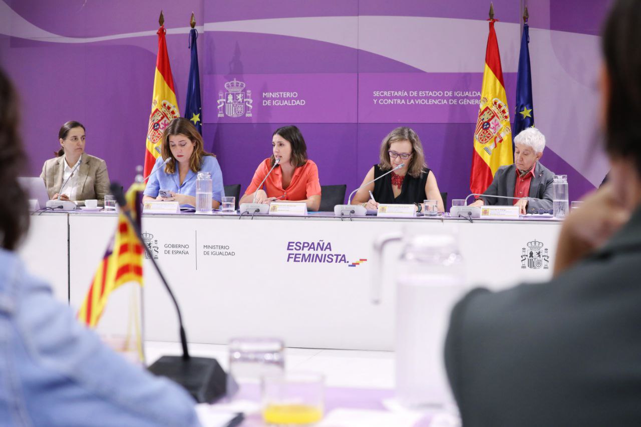 La ministra de Igualdad, Irene Montero, ha presidido la Conferencia Sectorial de Igualdad / Sara Sánchez, Ministerio de Igualdad